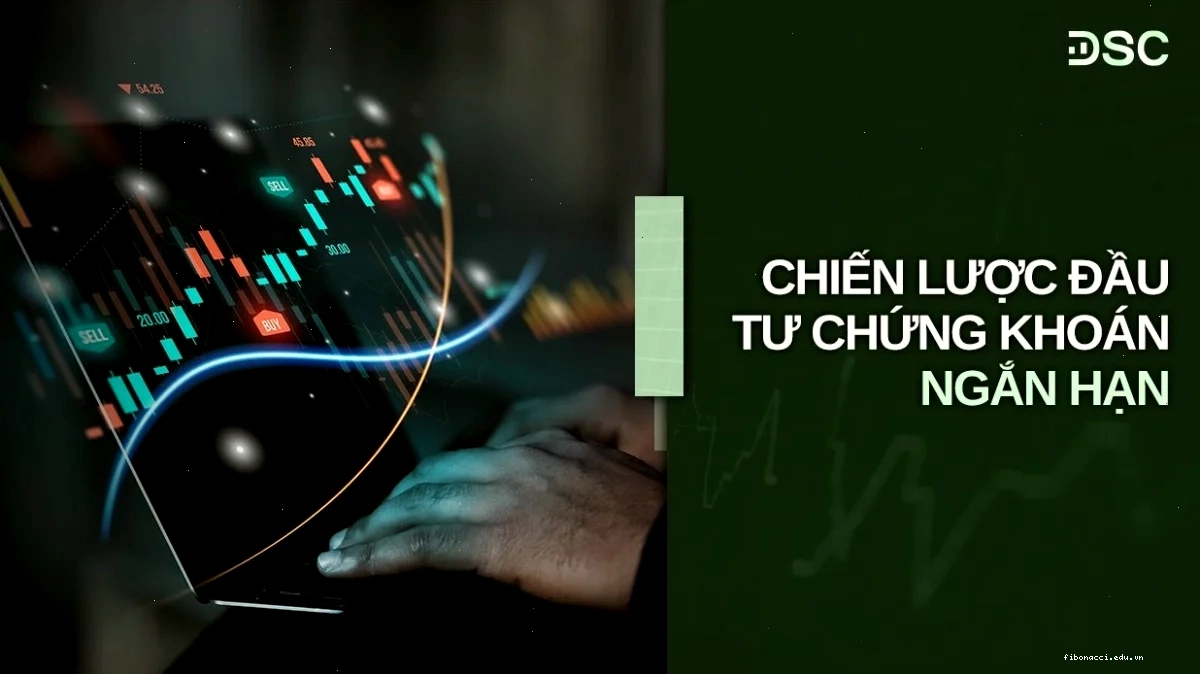 Biểu đồ chứng khoán với nhiều đường chỉ báo kỹ thuật