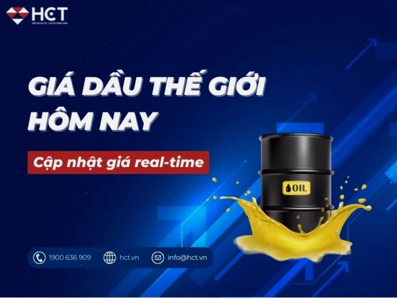 Biểu đồ giá dầu WTI và Brent theo thời gian thực