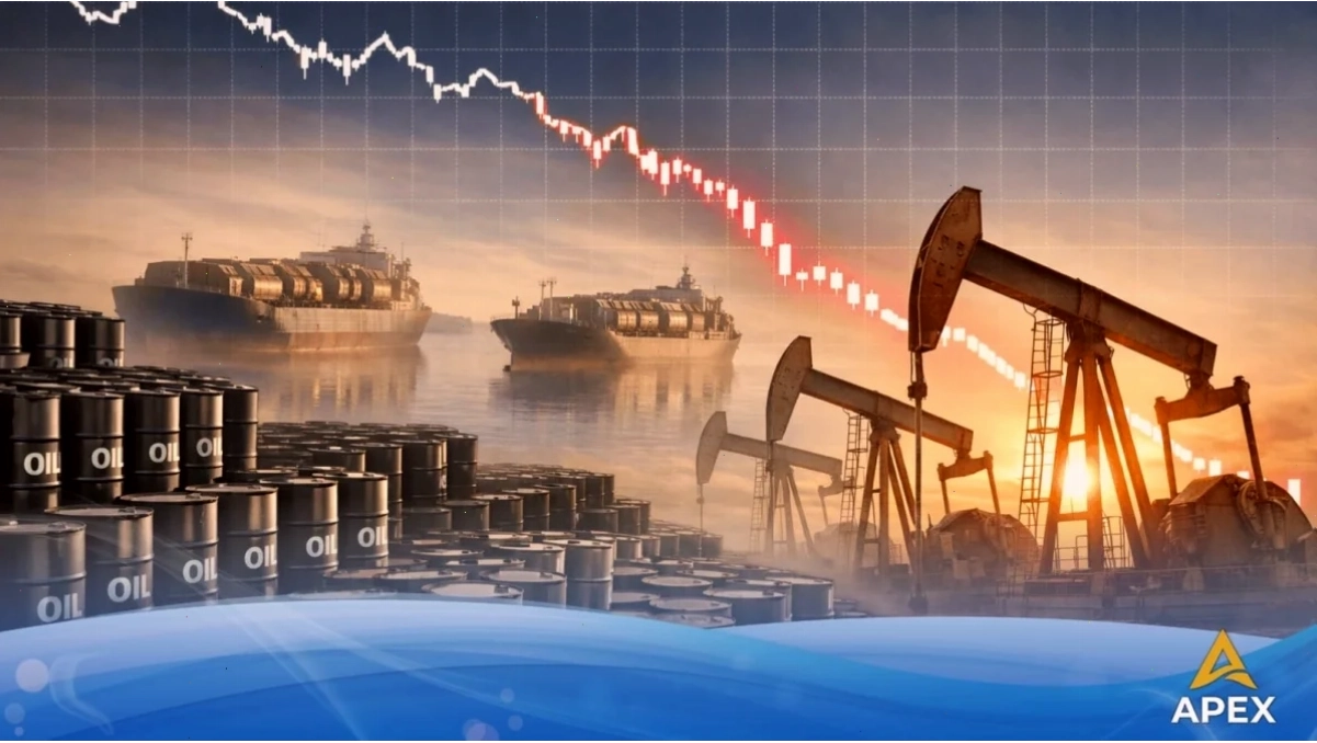 Biểu đồ so sánh giá dầu Brent và WTI