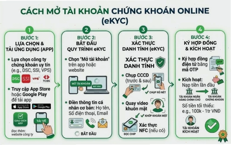 Cách đăng ký tài khoản chứng khoán nhanh chóng và dễ dàng