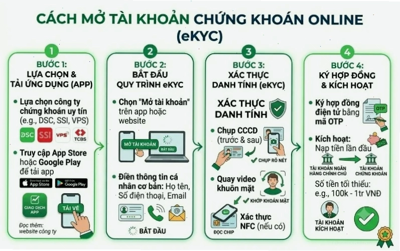 Cách lập tài khoản chứng khoán online nhanh chóng và tiện lợi