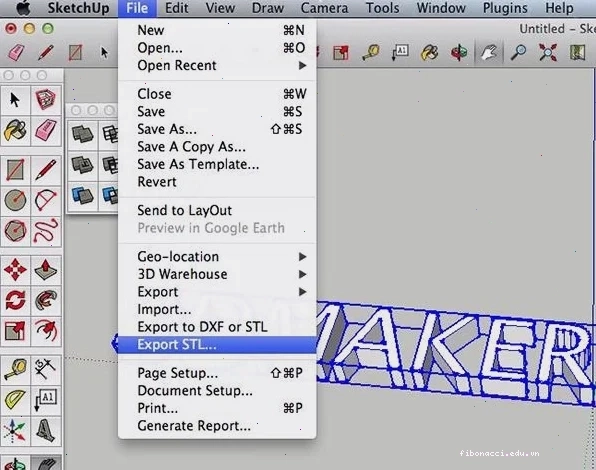 Cách xuất file stl từ phần mềm thiết kế 3D