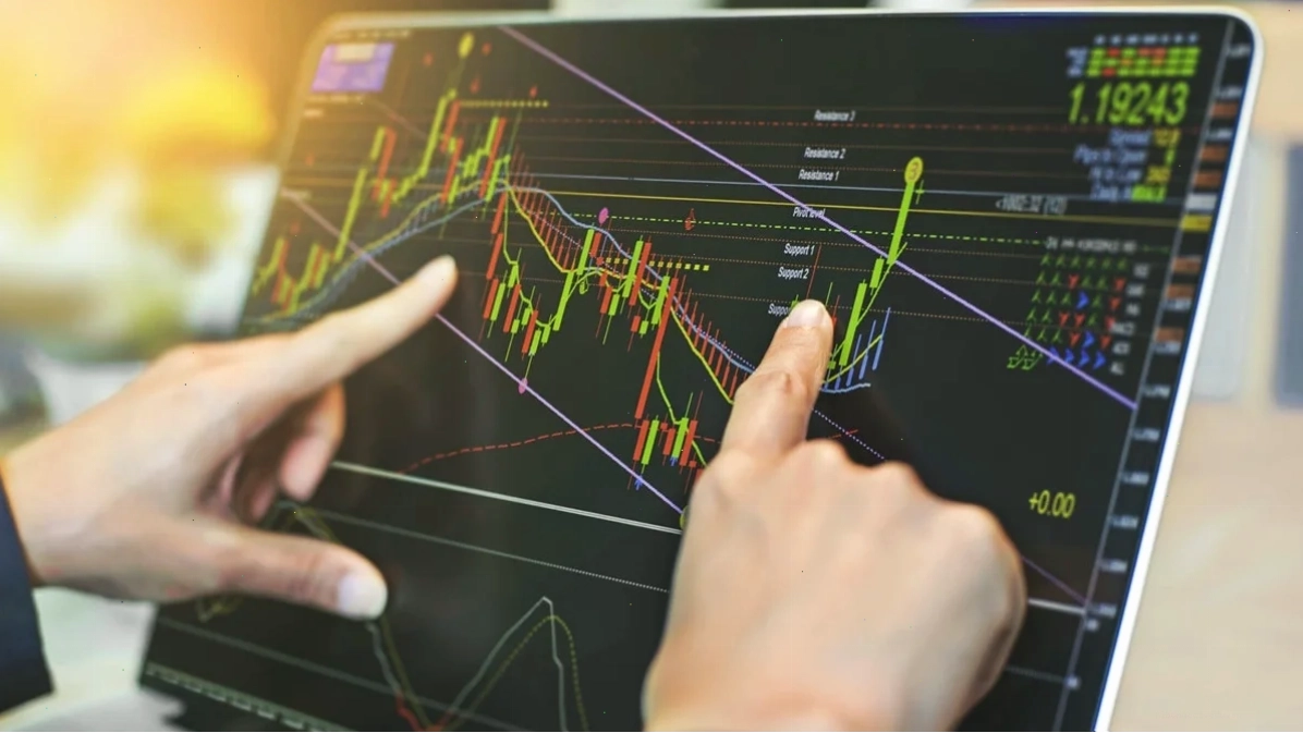 Cặp tiền tệ EUR/USD trong biểu đồ giao dịch scalping