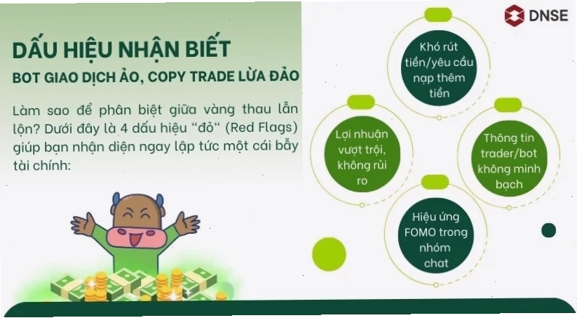 Dấu hiệu nhận biết bot trade lừa đảo