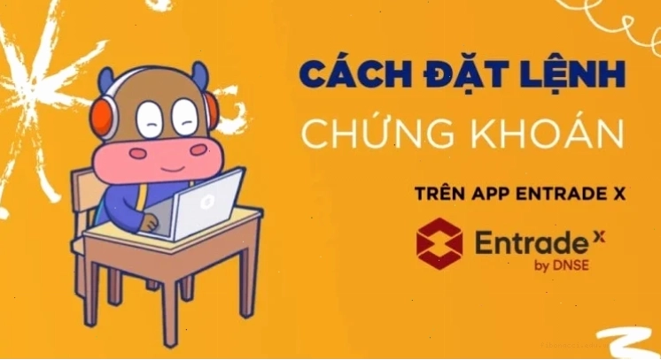 Giao diện đặt lệnh trên ứng dụng chứng khoán