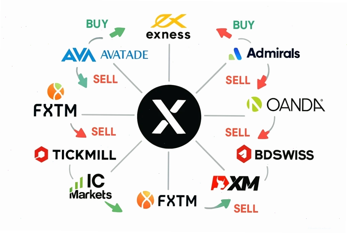 Giao diện nền tảng MT4 cho thấy sự phức tạp của các cặp tiền tệ forex