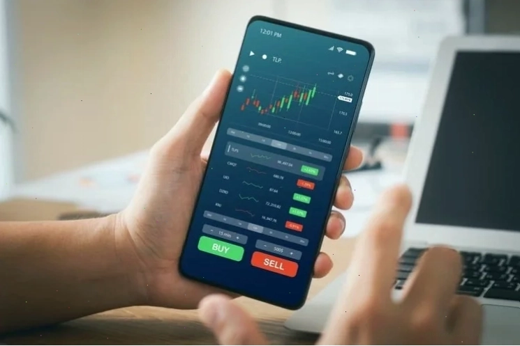Giao diện ứng dụng app đầu tư chứng khoán trên điện thoại