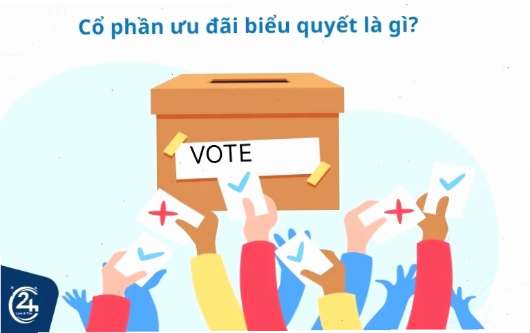 Minh họa về sự khác biệt giữa cổ phiếu ưu đãi biểu quyết và cổ phiếu phổ thông