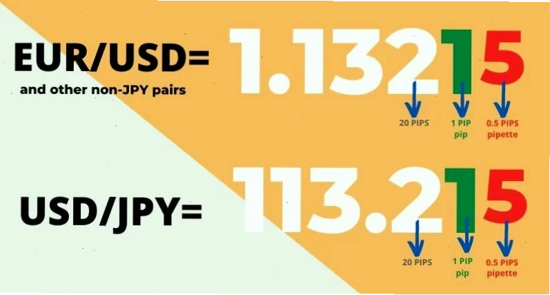 Pip value calculator hiển thị thông tin giao dịch