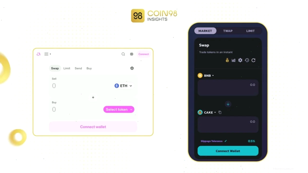 Swap token trên DEX