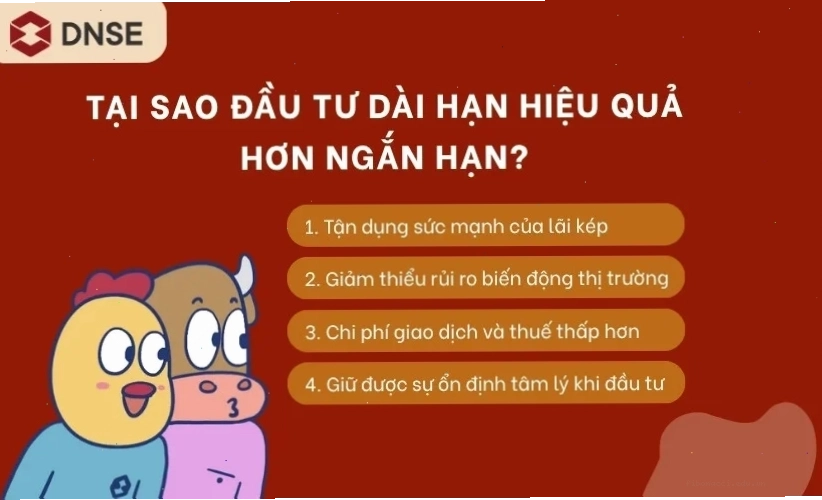 Tại sao đầu tư dài hạn hiệu quả hơn ngắn hạn