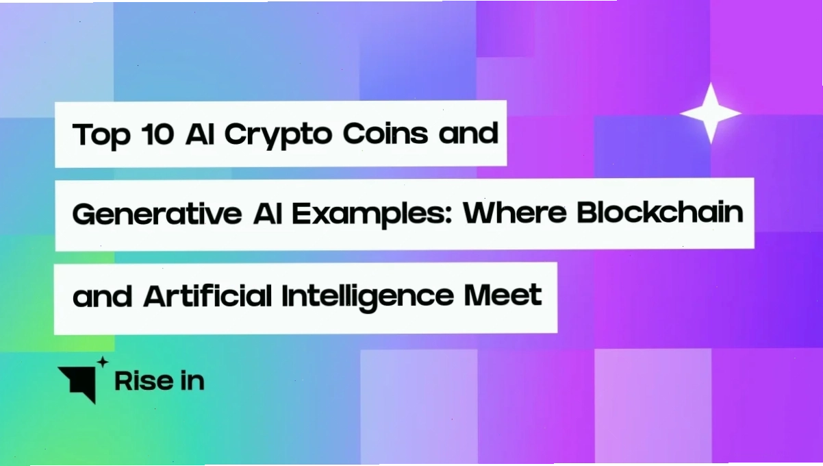 Top 10 AI Crypto Coins and Generative AI Examples